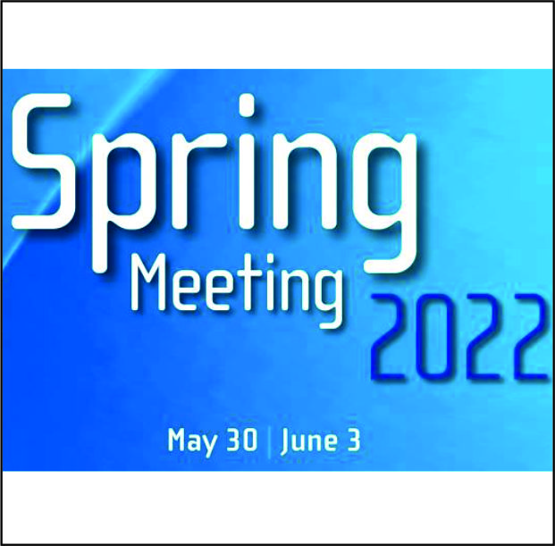 2022 Spring Meeting, European Materials Research Society (E-MRS), May 30th - June 3rd, Online